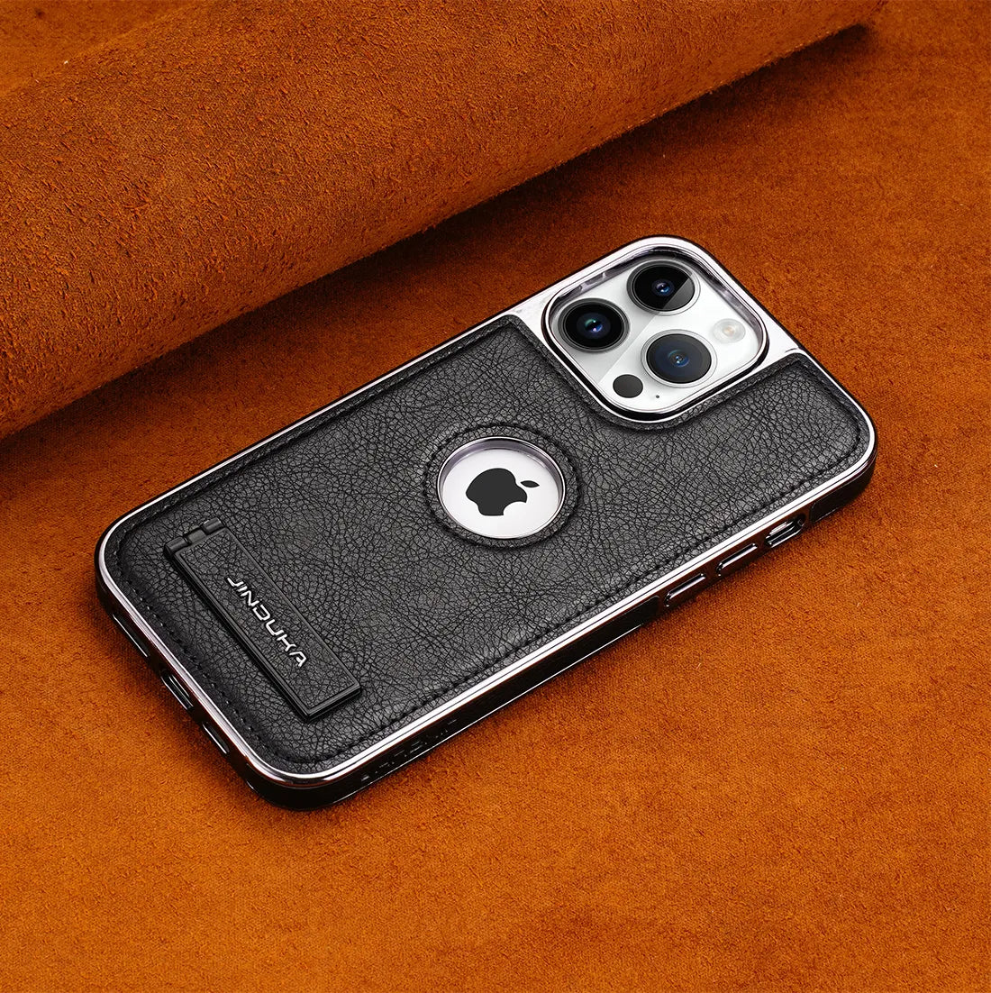 GENUINE LEATHER STRAP HOLDER DROP-PROOF IPHONE 13 SERIES CASE
