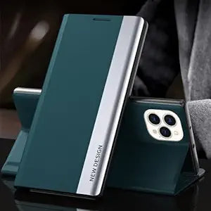 IPhone 14 SERIES PU LEATHER SIDE WINDOW FLIP CASE